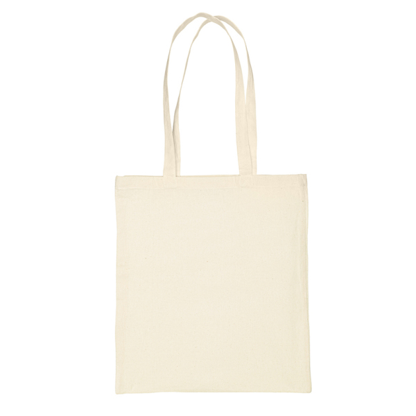 Naturelkleurige katoenen tote bag