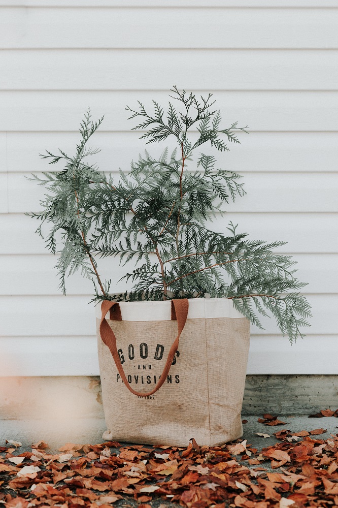 Jute tote bag met bedrukking