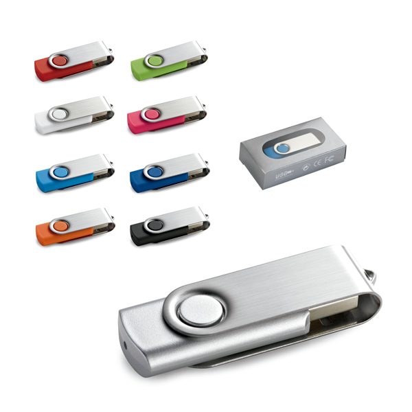 Bedrukte USB-sticks van metaal